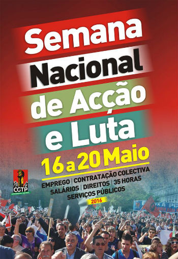 SEMANA NACIONAL DE ACÇÃO E LUTA - 16 A 20 DE MAIO!
