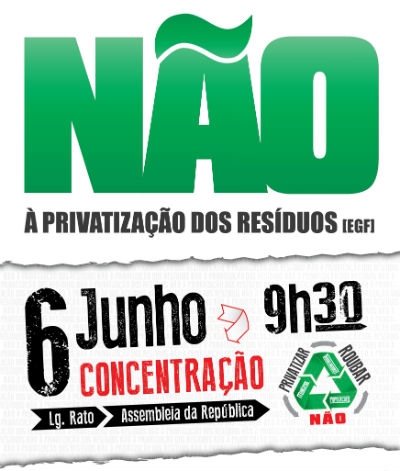 NÃO À PRIVATIZAÇÃO DA EMPRESA GERAL DO FOMENTO!