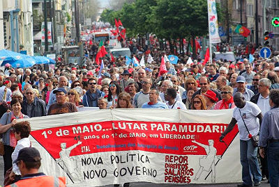 PODEROSO PRIMEIRO DE MAIO EM LISBOA