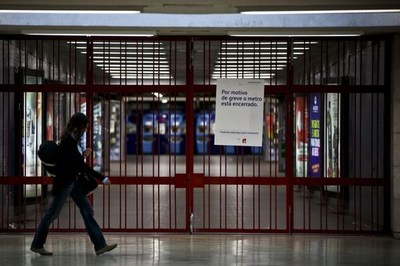 METRO PARADO EM MAIS UMA JORNADA DE LUTA DOS SEUS TRABALHADORES!