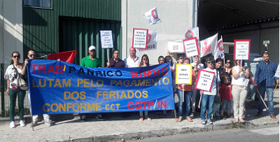 TRABALHADORES DA PANRICO EM LUTA - GREVE E PLENÁRIO!