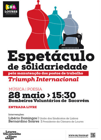 SOLIDARIEDADE PARA COM AS TRABALHADORAS DA TRIUMPH INTERNACIONAL