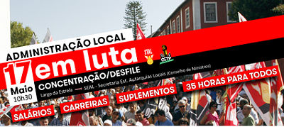 17 DE MAIO - DIA DE LUTA NA ADMINISTRAÇÃO LOCAL