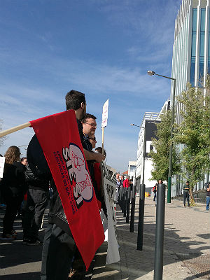 GREVE NA RANDSTAD TRAZ TRABALHADORES AO SERVIÇO DA EDP PARA AS RUAS DE LISBOA