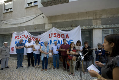 PLATAFORMA LISBOA EM DEFESA DO SNS ENTREGA MANIFESTO NO MINISTÉRIO DA SAÚDE!