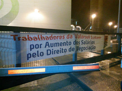 TRABALHADORES DA VALORSUL EM GREVE