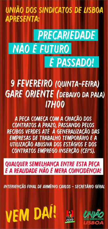 PRECARIEDADE NÃO É FUTURO, É PASSADO!