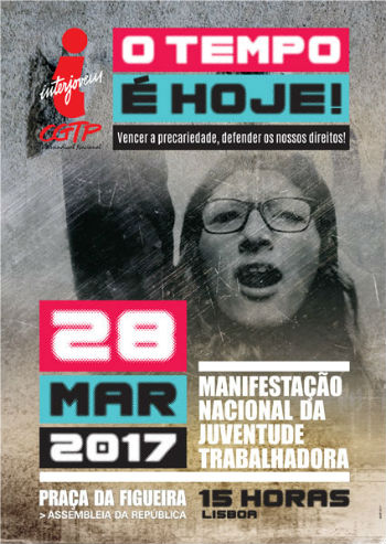 MANIFESTAÇÃO DE JOVENS TRABALHADORES A 28 DE MARÇO!