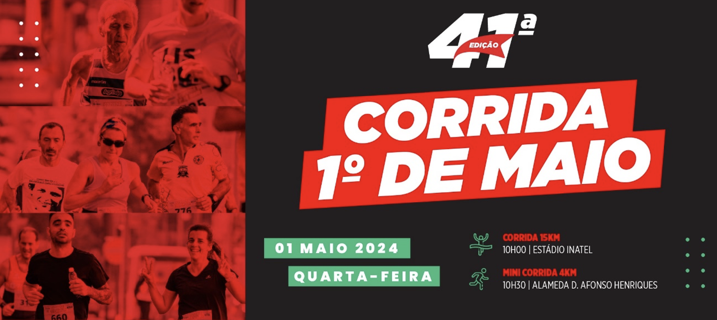 ABERTAS AS INSCRIÇÕES | CORRIDA INTERNACIONAL 1º DE MAIO